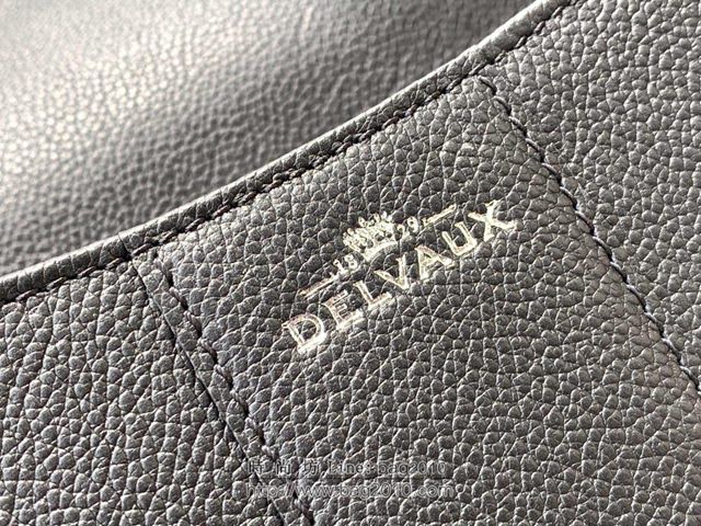 DELVAUX女包 Brillant系列手袋 進口牛皮 德爾沃女手提包 手拎包 Dv0028黑色 Delvaux女單肩包  fcs1360